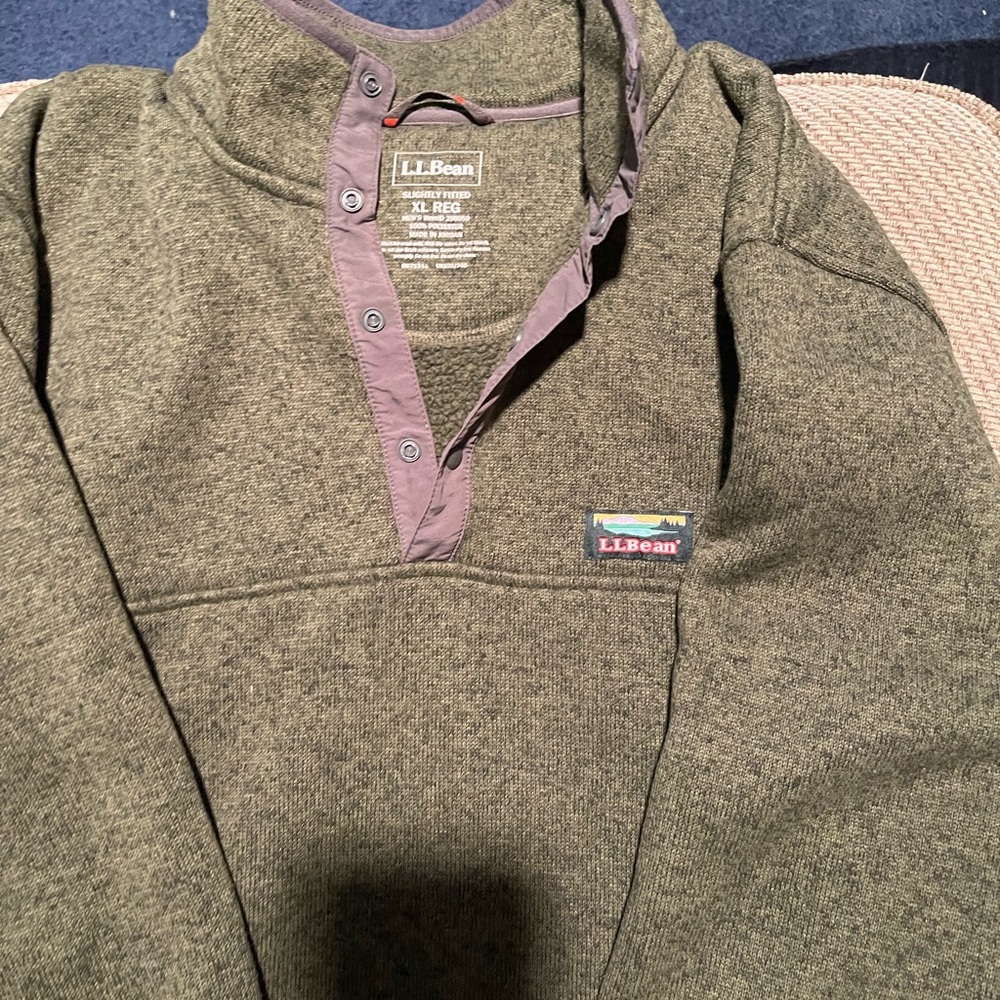 LL BEAN QUARTERZIP